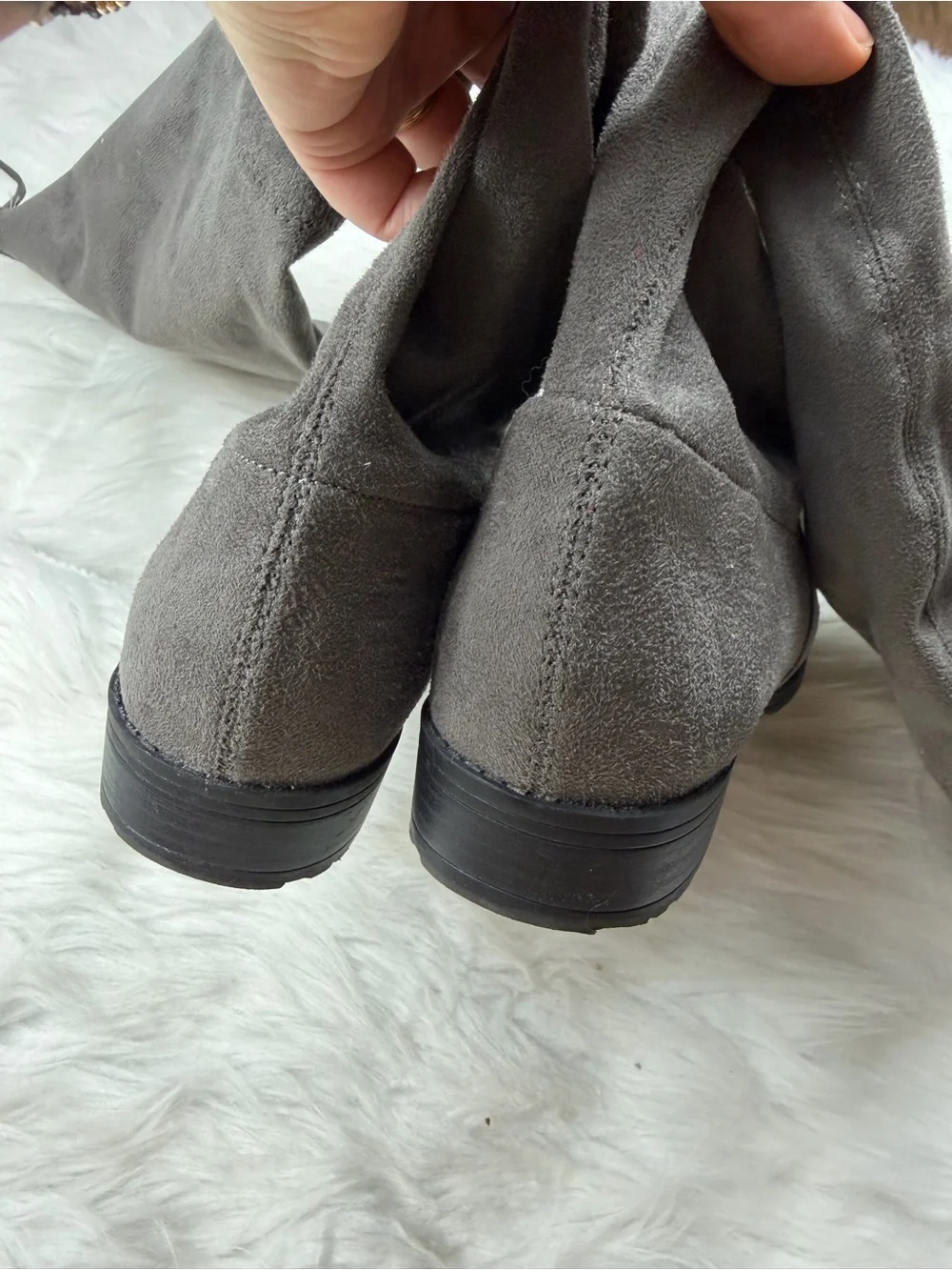 Women's Over-the-Knee Boots - grey